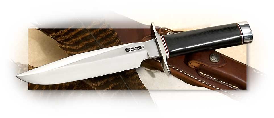 Randall Model 1 Fighter  with Stainless Blade & Black Micarta Handle
