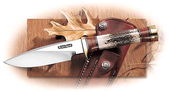 Randall® Model 25 Trapper with Leather and Stag Handle