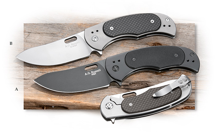 A.G. Russell Fist and TI-Fist Tactical Folders