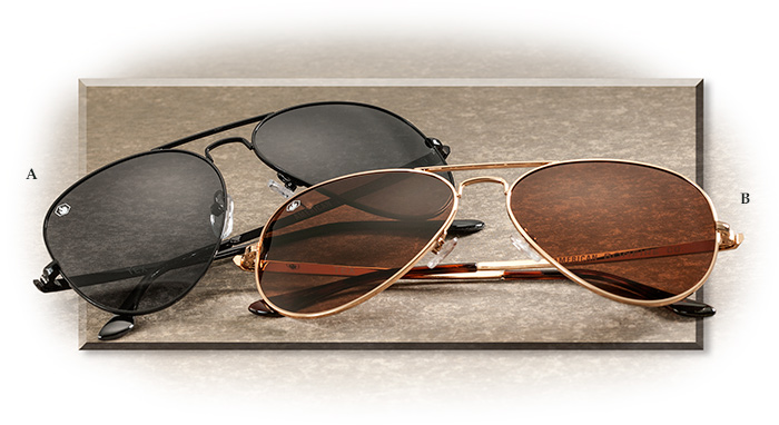 Amazon.com: Gravity Shades Aviator Black Lens Gold Frame Sunglasses :  Clothing, Shoes & Jewelry