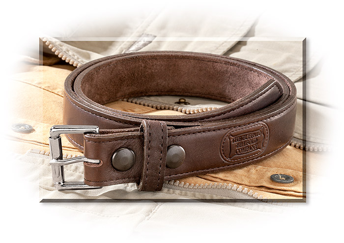 American Bison Leather Belt