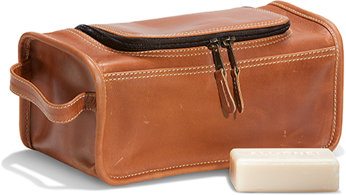  Canyon Outback, Beacon PromotionsCanyon Outback leather taylor falls leather tolietry bag dopp kit