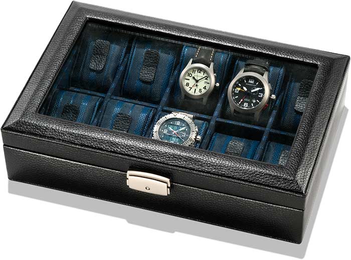 Leather watch case for 2 watches - Friedrich23 – Frilewa