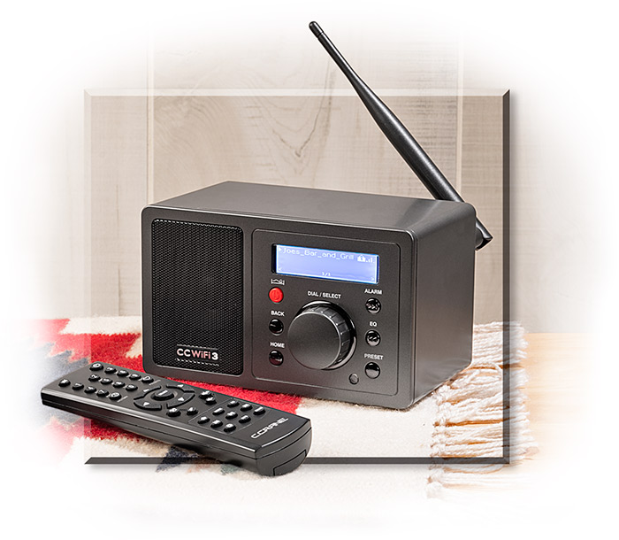 WIFI RADIO - INTERNET RADIO WITH SKYTUNE & BLUETOOTH RECEIVER - 5DBI ANTENNA - REMOTE CONTROL