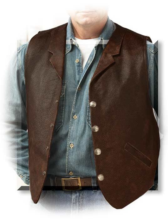Big and Tall American Concealed Carry Lapel Vest Russell's Men