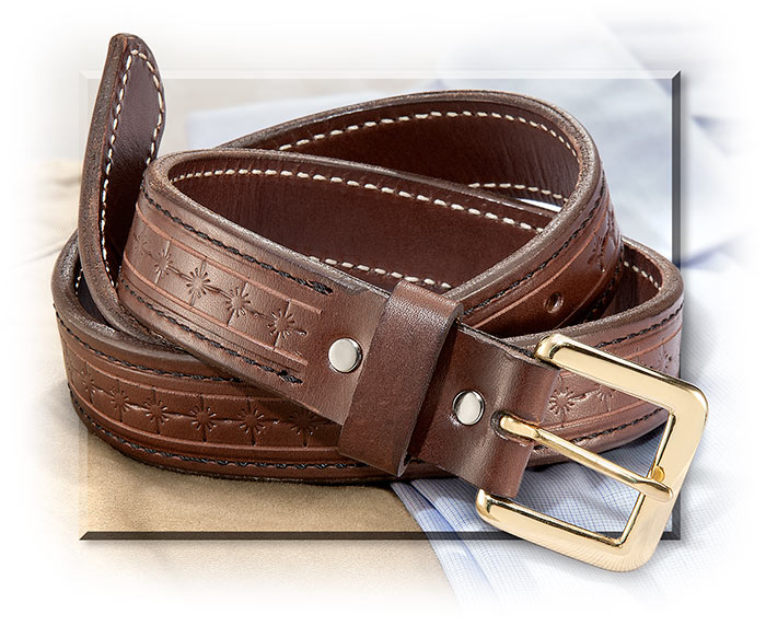 Buffalo Leather Belts - Handmade Leather Belts