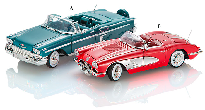 1958 Corvette & Impala