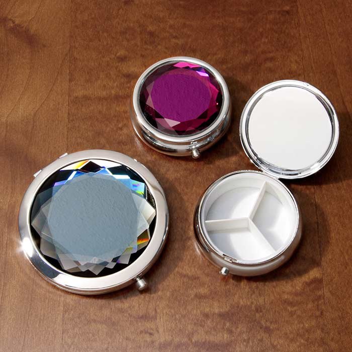 Compact Mirror & Pill Box Russell's For Men