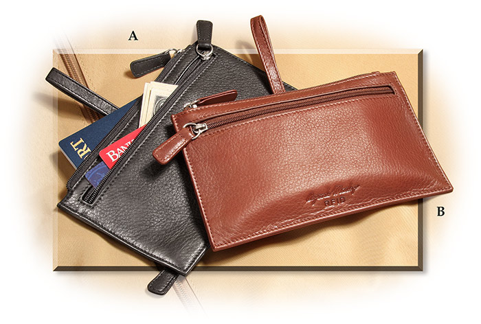 Travel Belt Leather Pouch