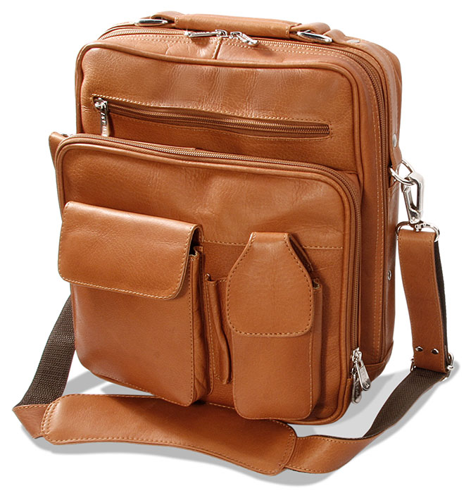 men's leather shoulder saddle bag