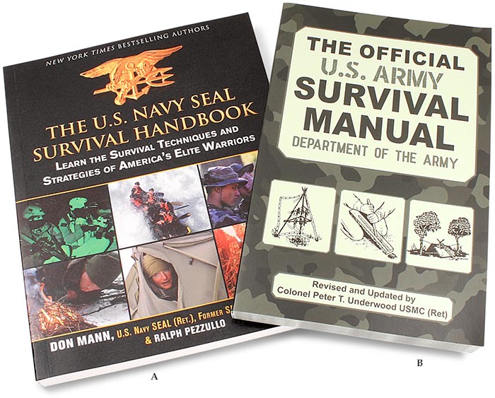 The U.S. Navy Seal or U. S. Army Survival Handbook