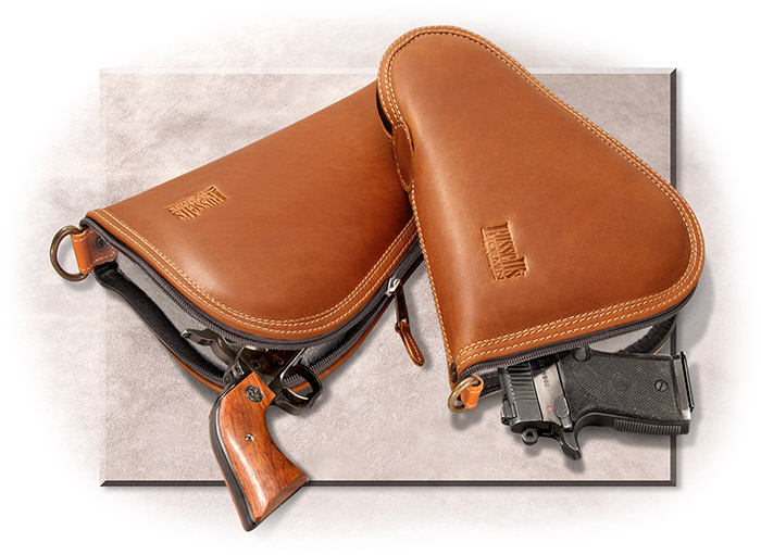 leather pistol pouch