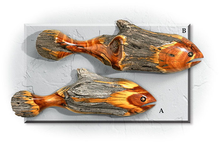 Wooden Fish – Rustic Timber