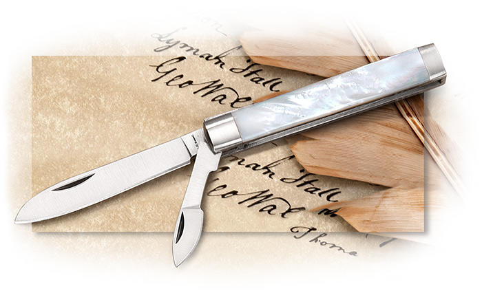 A.G. Russell Small Dr.'s Knife with White Pearl