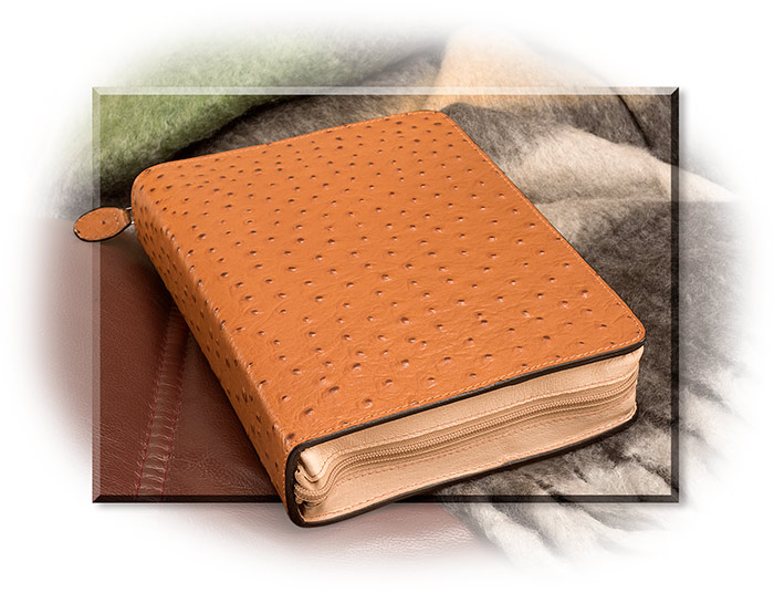 Faux Ostrich Leather Cover, Faux Ostrich Leather
