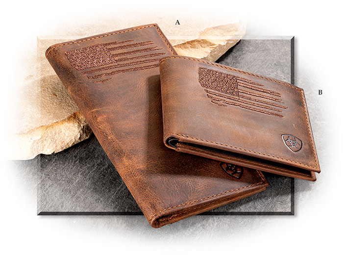 Leather Rodeo Checkbook Wallet