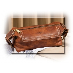 leather dopp